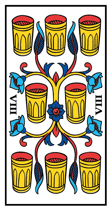 Tarot de Sète, Ace of Tielles by Julien Labat